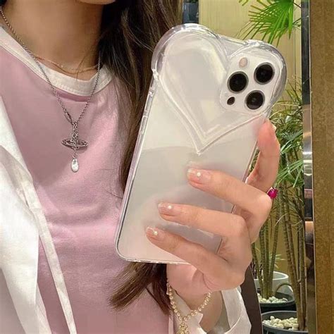 Love Heart Clear Iphone Case Zicase