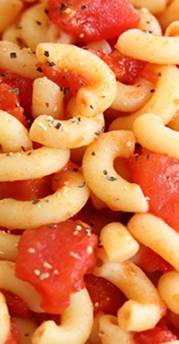 Classic Macaroni And Tomatoes Recipe Macaroni Tomatoes Food Food