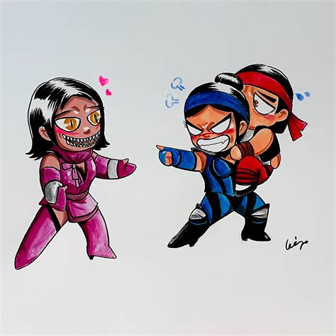 Kitana Is Not Interested In Sharing Her Beau With Her Sister Understandable Since Mileena Would