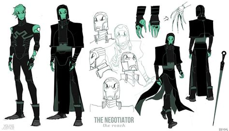 Young Justice Concepts Reach Negotiator By Dou Hong On Deviantart