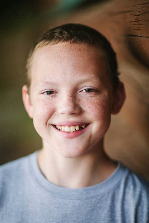 Portrait Of Young Boy By Stocksy Contributor Raymond Forbes Llc