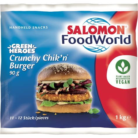 Transgourmet Sterreich Salomon Green Heroes Chrunchy Chik N Burger