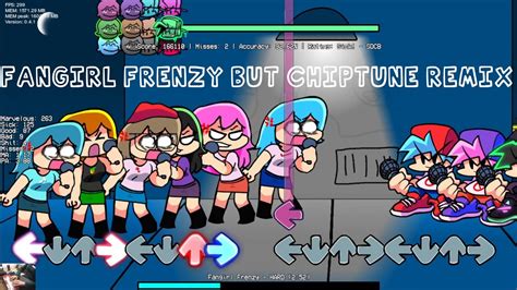 [fnf]6 Sky Vs 6 Bf Fangirl Frenzy But Chiptune Remix Youtube