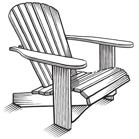 Outline Drawings On Chair Clipart Best