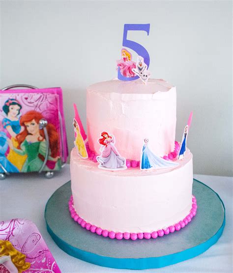 Make An Easy Disney Princess Birthday Cake Using Stickers Yes Stickers Merriment Design