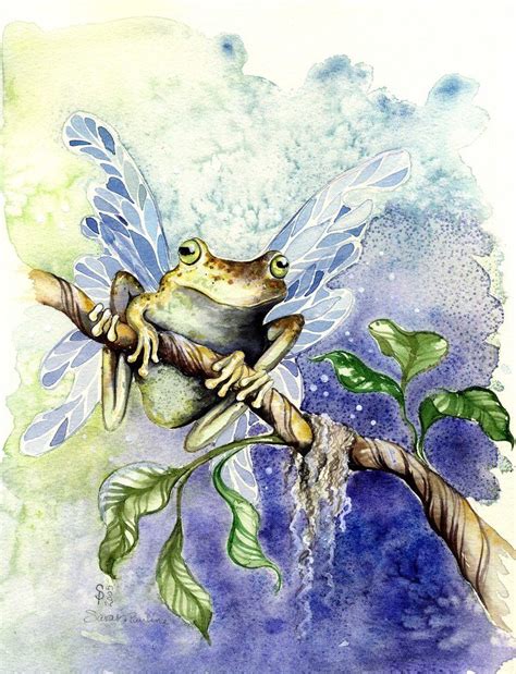Frog Faery Whytlilith Frog Art Tree Frog Tattoos Fairy Art