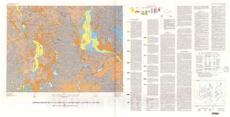 Map Surficial Geologic Map Of The Chewelah 30 X 60 Quadrangle