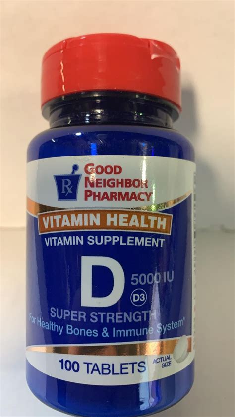 Vitamin d supplement 5000 iu a day. GNP Vitamin D 5000 IU Dietary Supplement, 100 count ...