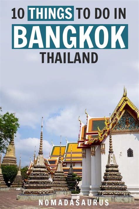 The Top Things To Do In Bangkok Thailand With Text Overlay That Reads