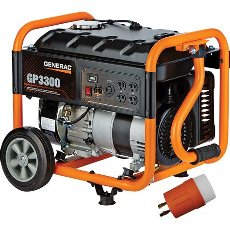 Generac Gp3300 Portable Generator — 3750 Surge Watts 3300 Rated Watts