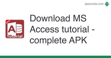 Ms Access Tutorial Complete Old Versions Apk