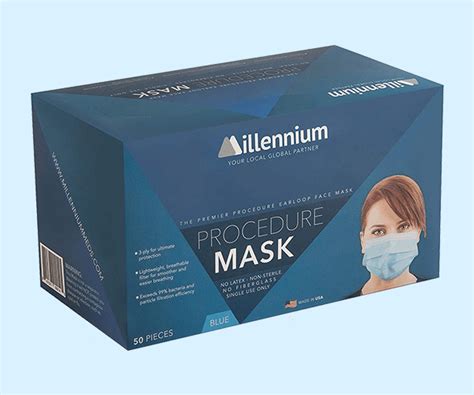 Face Mask Packaging Boxes — Anycustombox