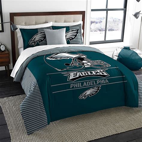 Nfl Philadelphia Eagles Draft King Comforter Set Multi King Size