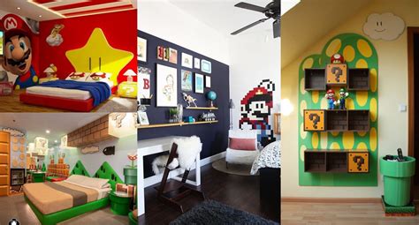 Ideas Para Habitaciones Infantiles De Mario Bros Inspiración Y Fotos