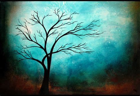 We've gathered 36 favorite acrylic painting techniques to help you get the hang of this incredible i started painting when i was working on my masters in education. Simple And Elegant Tree Art - Contemporary - Fine Art ...