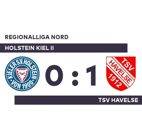 Holstein Kiel Ii Tsv Havelse Havelse Siegt Bei Kiel Regionalliga