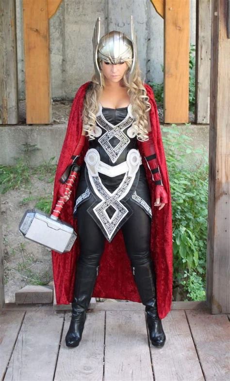 Full Size Thor Inspired Mjolnir Hammer Etsy Female Thor Costume Superhero Costumes Female