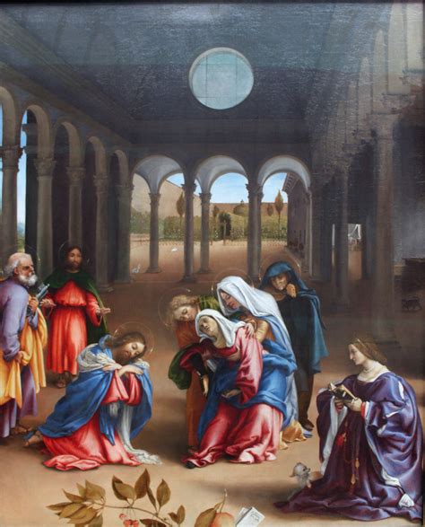 Public Domain Artwork 1521 Lorenzo Lotto Christs Farewell To His