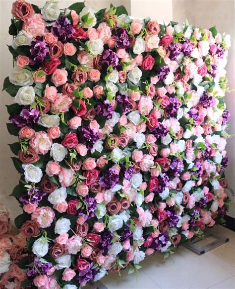 Wedding Artifical Flower Walls Backdrops Rose Peony Hydrangea Etsy In