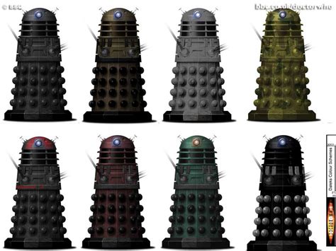 Dalek Colour Scheme Dalek Concept Art Doctor Who