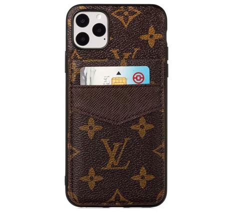 Louis Vuitton Inspired Phone Case With Built In Card Holder
