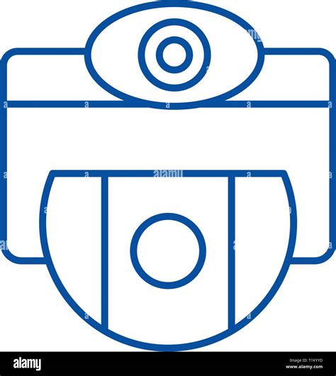 Vision Selection Line Icon Concept Vision Selection Flat Vector Symbol