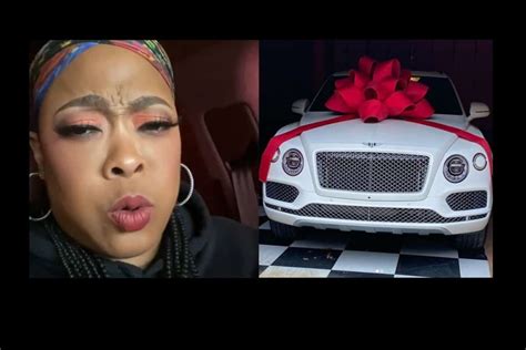Us Rapper Da Brat In Tears As Her Lover Buys Her A Bentley Bentayga Video Kemi Filani News
