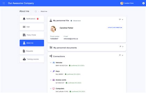 Employee intranet portal | Aptien