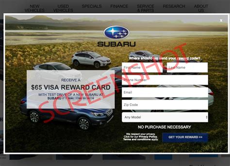 You need to fill out your information and you will receive a and driver journalist found when he signed up for the hyundai test drive offer. FREE $25-$65 VISA Gift Card & VonBeau.com