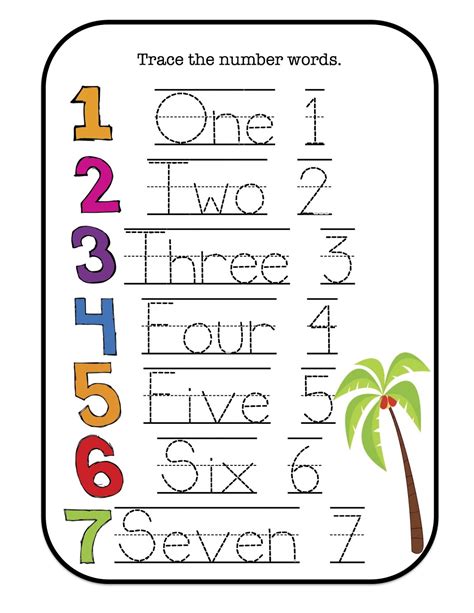 Free Printable Number Trace Web 1 To 10 Tracing Worksheet