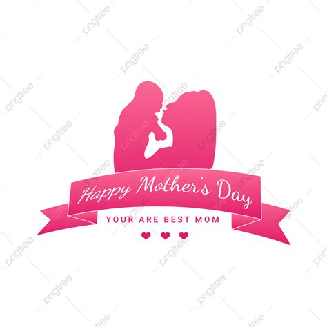 Gambar Selamat Hari Ibu Dengan Vektor Pita Hari Ibu Cinta