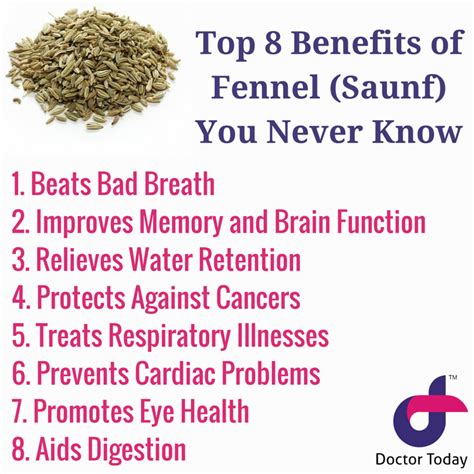Top 8 Benefits Of Fennel Saunf You Never Know Benefits Of Fennel