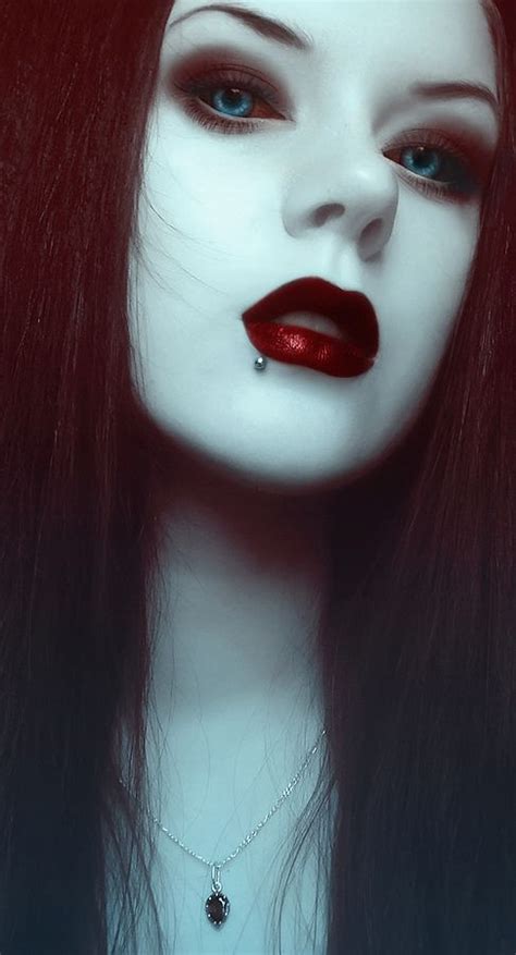 Demonic 3 By Askatao On Deviantart Goth Beauty Vampire Girls Dark
