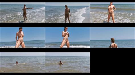 Vip Many Vids Max Amateur Pee On The Beach Nude Girl Enjoying Freedom Wetkelly Wet Kelly