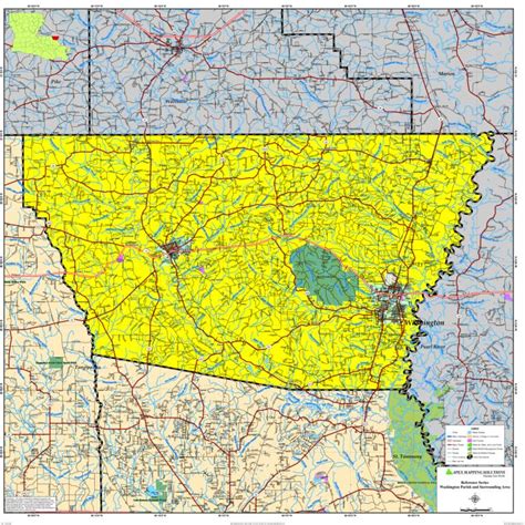 Washington Parish Louisiana Map Interactive Map