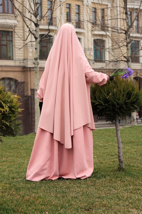 Khimar Hijab Long Hijab Niqab Burqa Abaya Muslim Ts Etsy