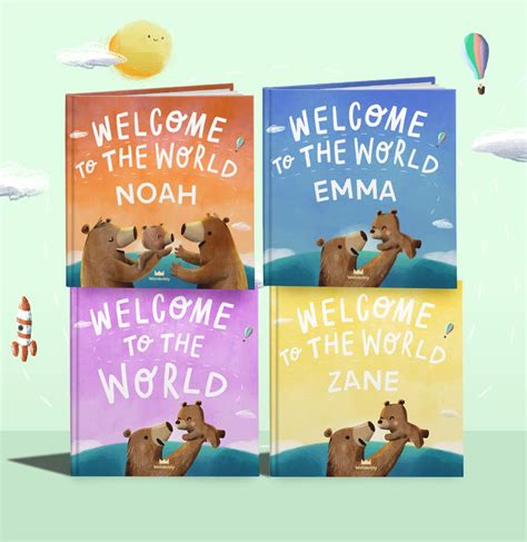 Welcome To Our World Personalised Newborn Book Wonderbly