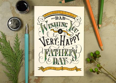 Let your dad know how much you appreciate him with all these great options to celebrate him on his special day! Vintage Typography Printable Father's Day Card | The ...