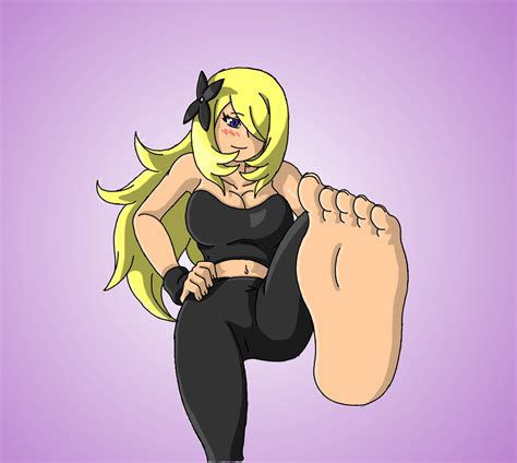 Anime Feet Pokemon Cynthia Shirona Mega Post