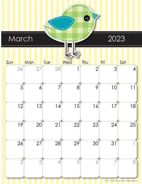 2023 Whimsical Printable Calendars For Moms Imom
