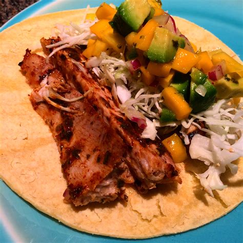 You love to spend time out on the water fishing and enjoying the day, of course. Mahi Mahi Fish Tacos with Mango Avocado Salsa | Finding ...
