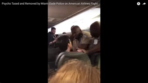 American Airlines Passenger Tased 10 Times Removed From Plane