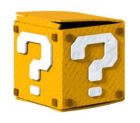 Image - Paper Mario Color Splash Question Block.png | Nintendo | FANDOM png image