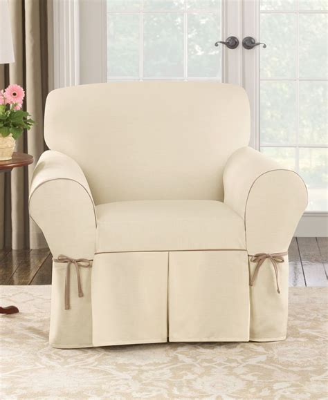 — enter your full delivery address (including a zip code and an apartment number), personal details, phone number, and an email address.check the details provided and. Sure Fit Cotton Canvas One Piece T-Cushion Chair Slipcover ...