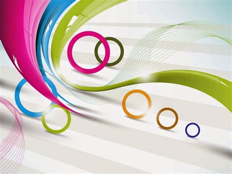 Circles and lines - HD vector and art design wallpaper