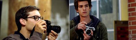 Peter Parker Camera Spider Man Tobey Maguire Andrew Garfield