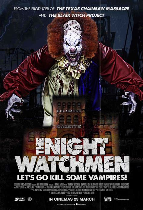 Kevin jiggetts, kara luiz, ken arnold and others. THE NIGHT WATCHMEN | GSC Movies
