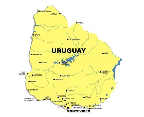 Uruguay River Map Map Of Uruguay River South America Americas