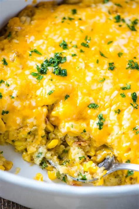 Jiffy Corn Casserole With Cream Cheese And Bacon Adventures Of Mel