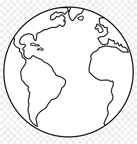Earth Line Drawing Free Download On Clipartmag Images